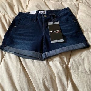 Hudson kids size 14 NWT roll cuff shorts